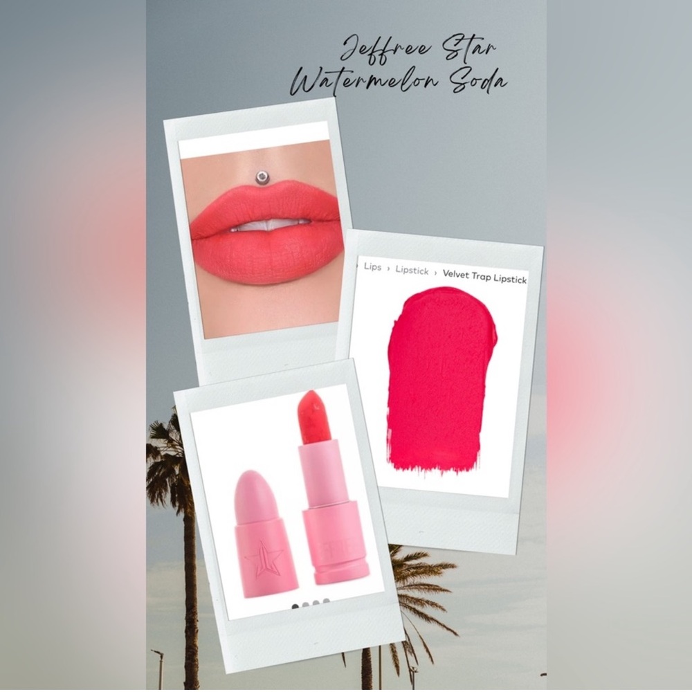 Jeffree Star Watermelon Soda Velvet Trap Lipstick NIB 2/$25